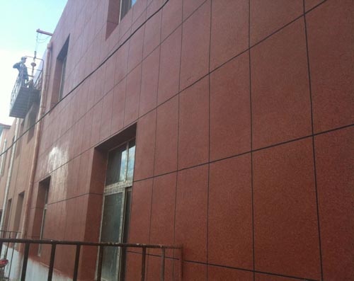 巖片漆工程案例