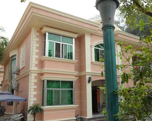 巖片漆工程案例