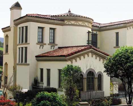 巖片漆工程案例